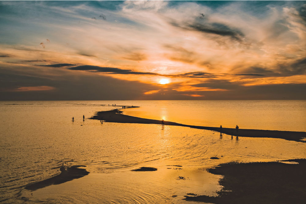 Visit Kalajoki-sundown at the sea