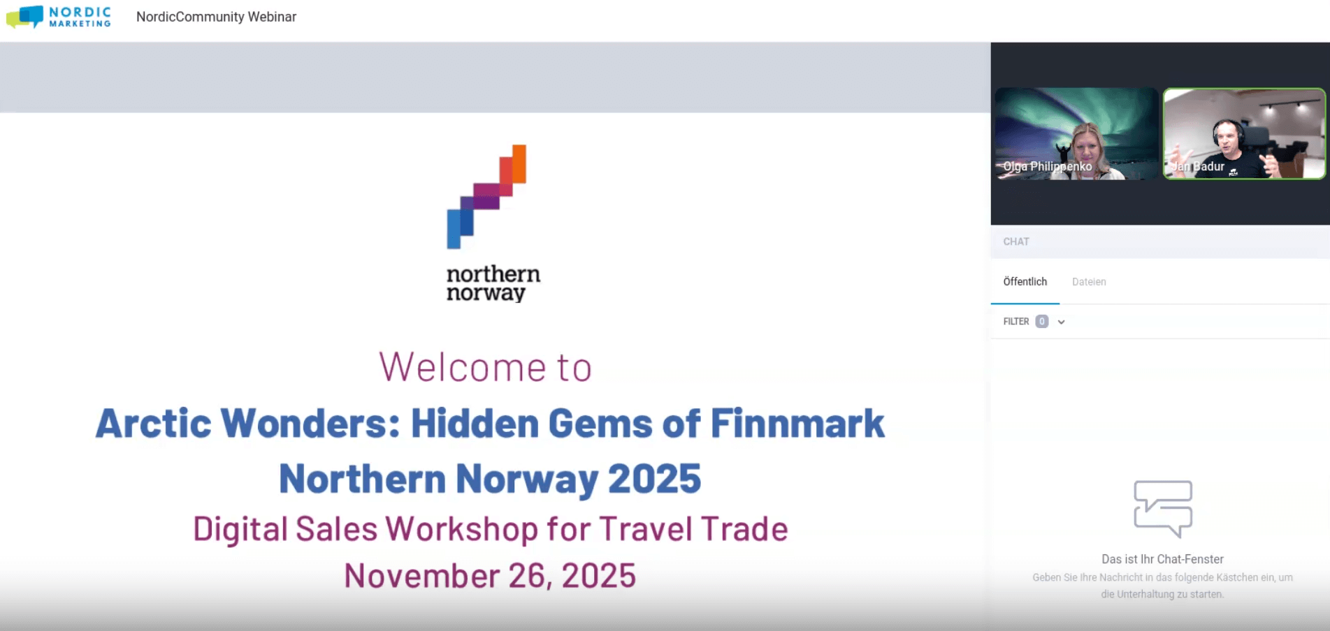 Northern Norway digital Sales Workshop