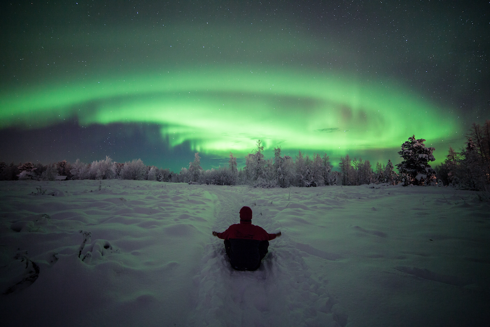 VAE Finland Muonio Northern Lights copyright Antti Pietikäinen Visit Finland