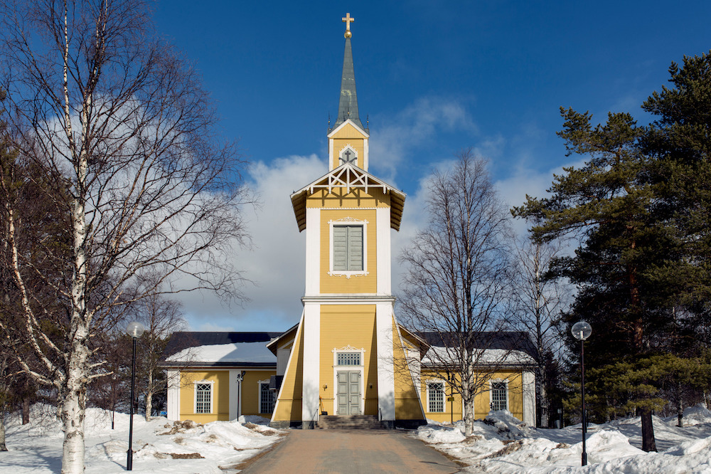 VAE Sweden Pajala wooden church copyright Jerker Anderssonimagebank.sweden.se