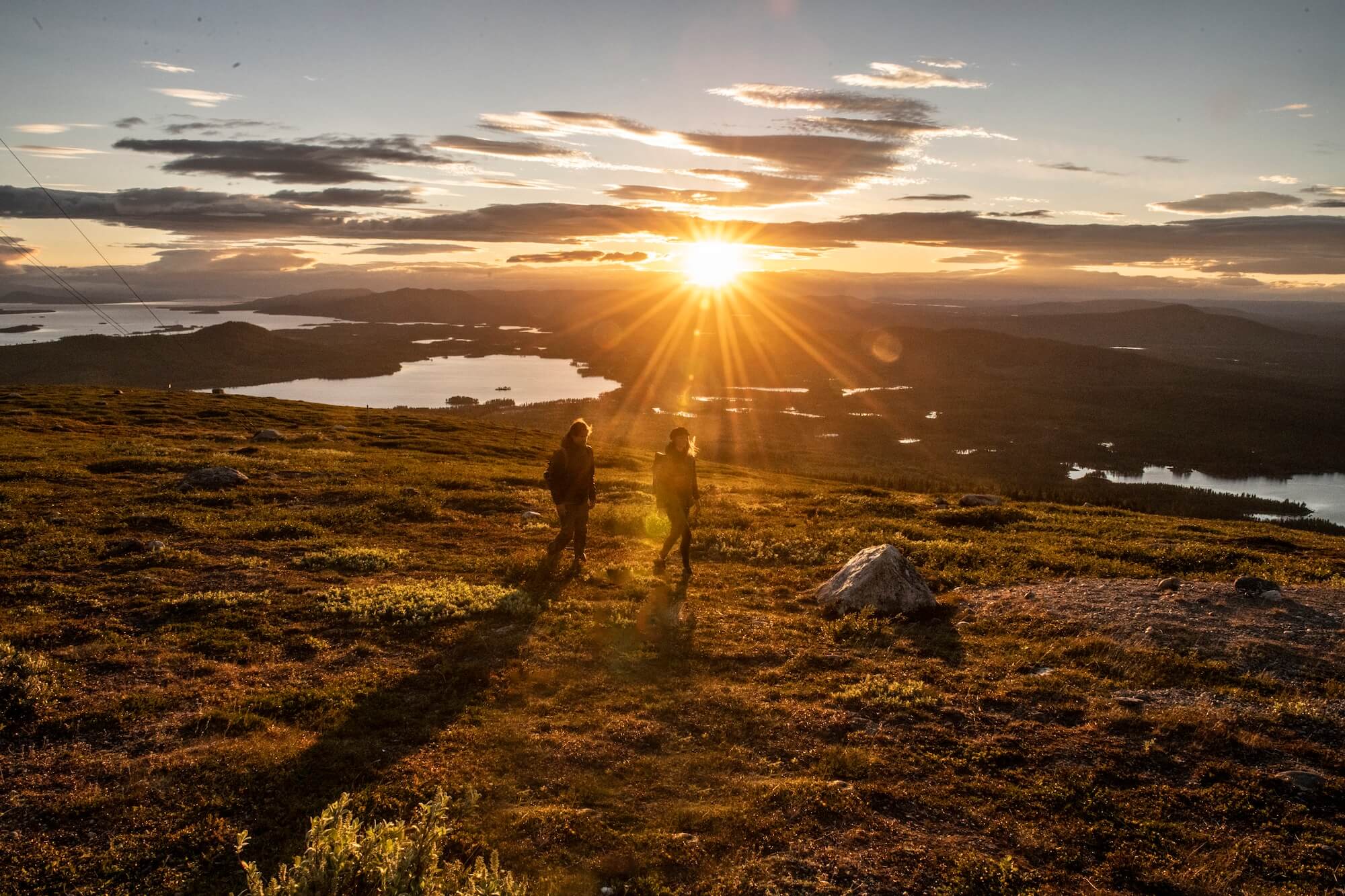 Hiking under the midnight sun by Asaf Kliger